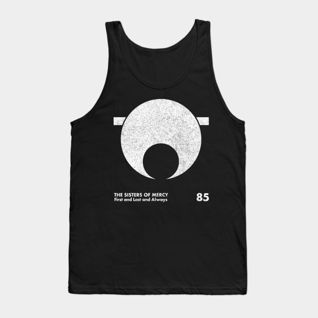 Sisters Of Mercy / Minimal Graphic Design Tribute Tank Top by saudade